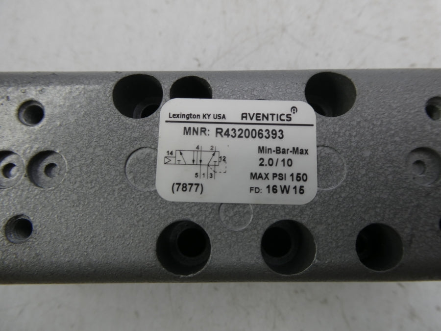 AVENTICS R432006393 GT-010050-03340 150PSI NSMP