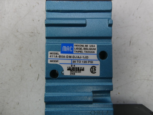 MAC 411A-B0A-DM-DJAJ-1JD 110/120V 120PSI NSMP