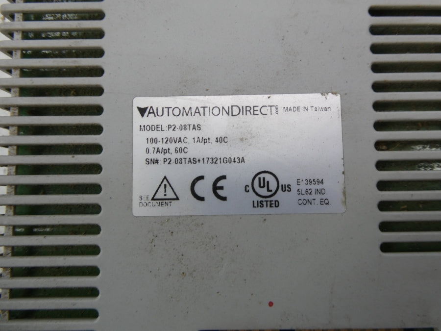AUTOMATION DIRECT P2-08TAS 100-120VAC 0.7A NSNP