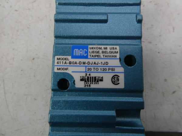 MAC 411A-B0A-DM-DJAJ-1JD 110/120V 20-120PSI NSNP
