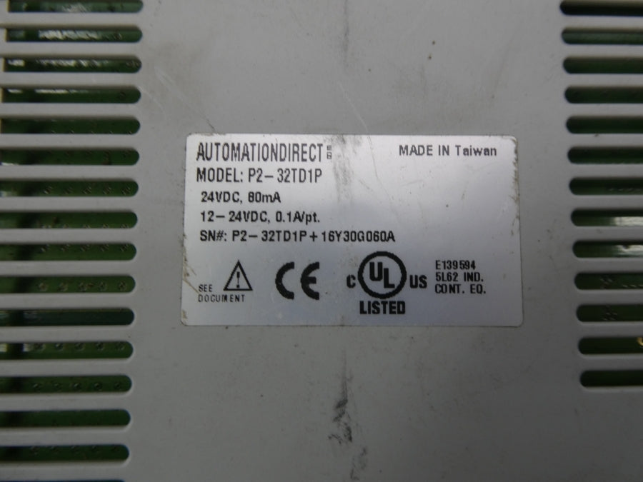 AUTOMATION DIRECT P2-32TD1P 24VDC UNMP