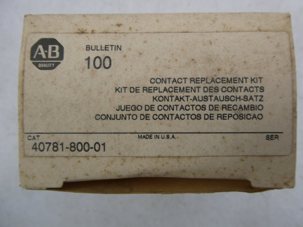 INDUSTRIAL SPARE PART 40781-800-01 (WH) NSMP