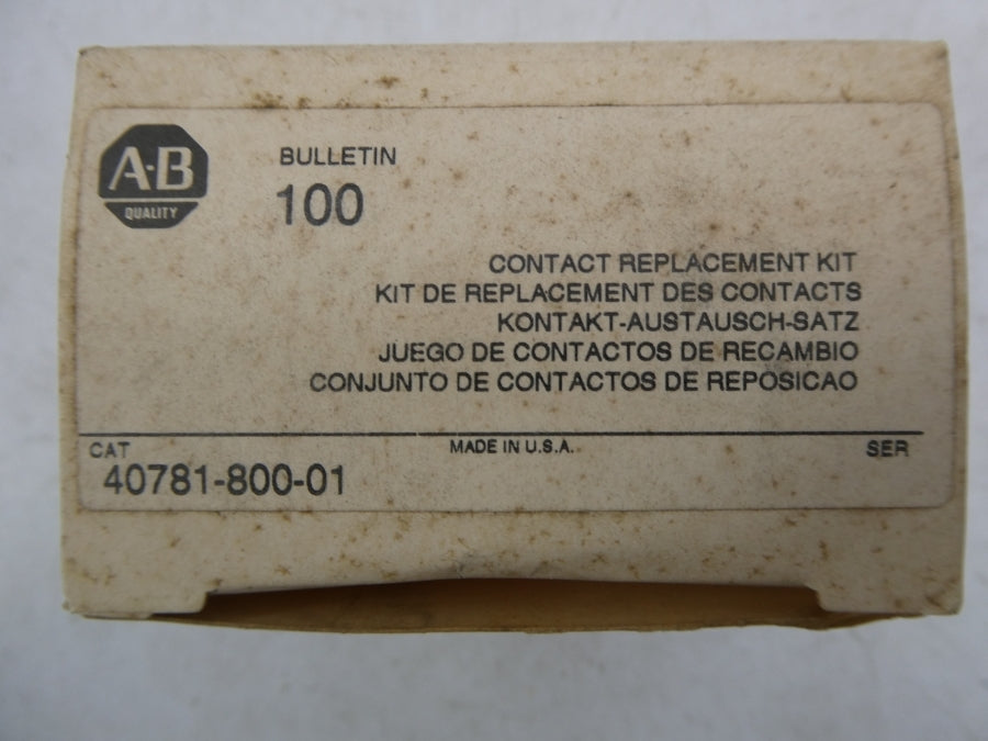 ALLEN BRADLEY 40781-800-01 (WH) NSMP