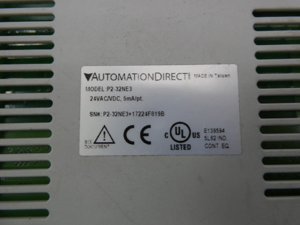 AUTOMATION DIRECT P2-32NE3 24VAC UNMP