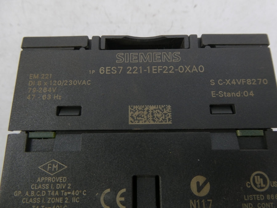 SIEMENS 6ES7221-1EF22-0XA0 120/230VAC NSNP