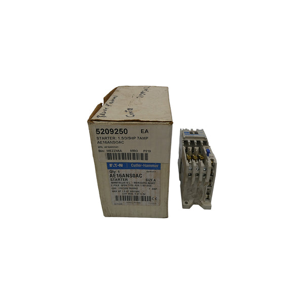 EATON AE16ANS0AC SER. C1 110/120C 7A UNMP