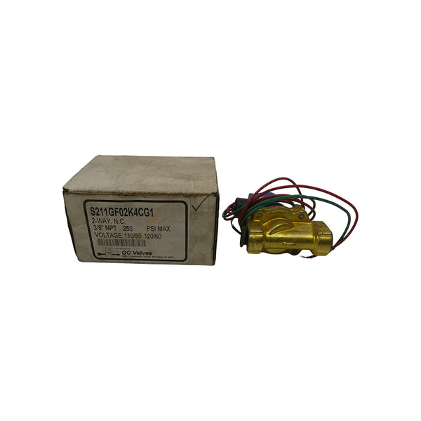GC VALVES S211GF02K4CG1 110/120V 250PSI 3/8" NSMP