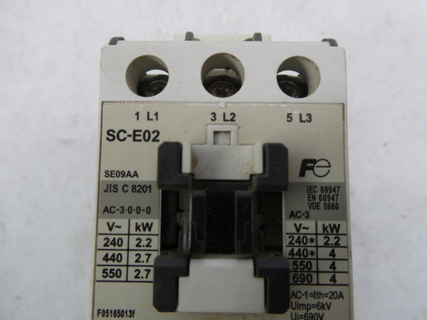 FUJI ELECTRIC SC-E02 SE09AA-H 100/110-120V NSMP