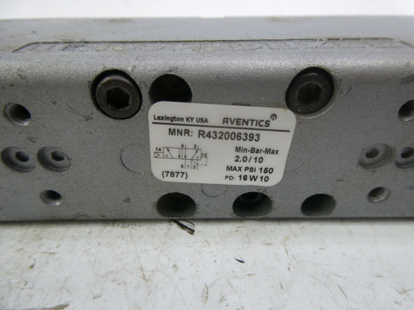 AVENTICS R432006393 GT-010050-03340 150PSI (AS PICTURED) NSMP
