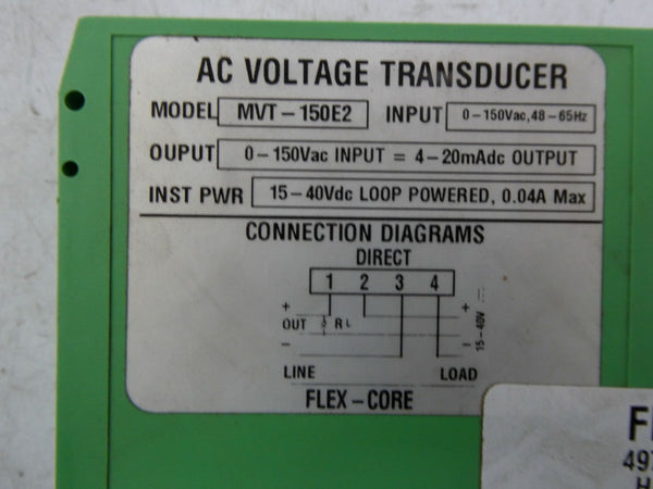 FLEX-CORE MVT-150E2 150VAC NSNP