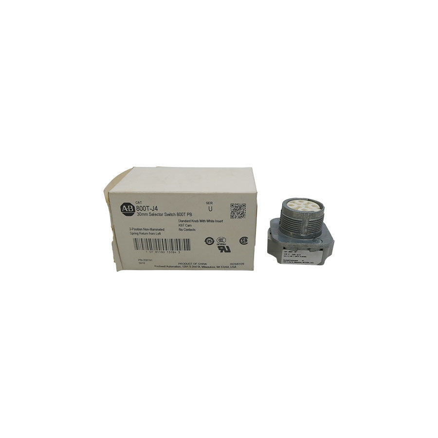 ALLEN BRADLEY 800T-J4 SER. U (AS PICTURED) (WH) NSMP