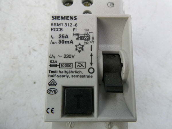 SIEMENS 5SM1312-6 230V 25A NSMP