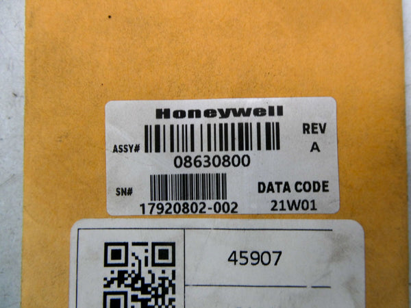 HONEYWELL 08630800 REV. A NSFS