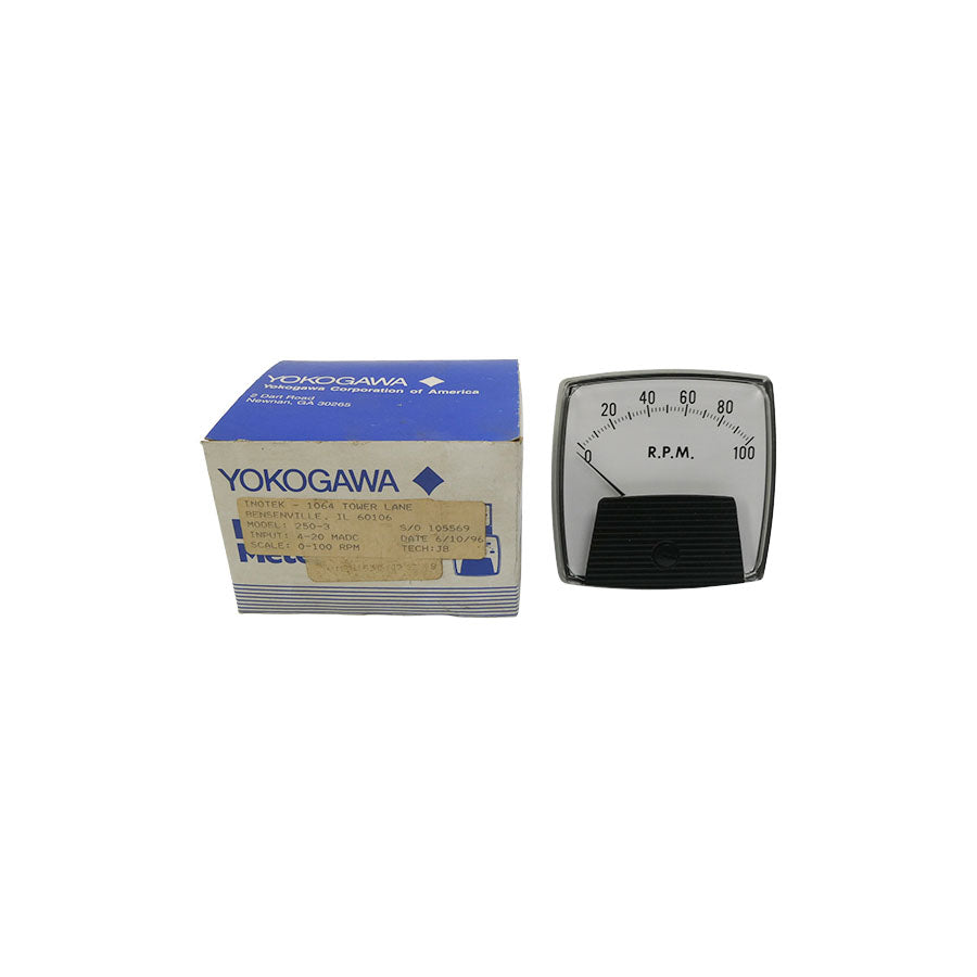 YOKOGAWA 250-3 0-100RPM NSMP