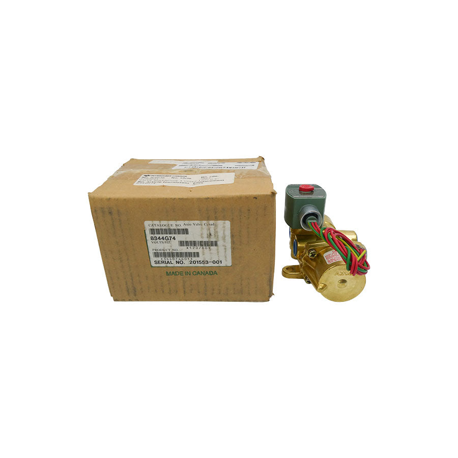 ASCO 8344G74 120V 10-150PSI 1/2" NSMP