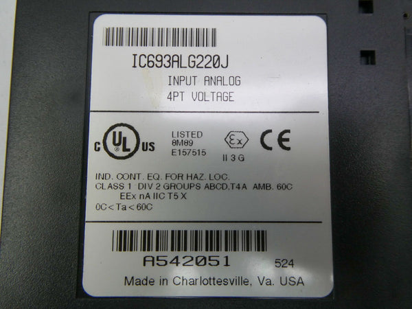 GENERAL ELECTRIC IC693ALG220J NSNP