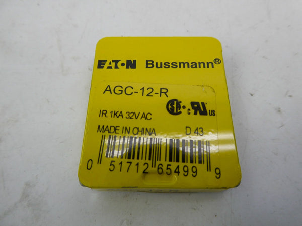 EATON AGC-12-R 32VAC 12A (PKG OF 50) NSMP