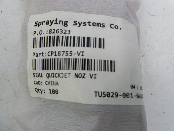 SPRAYING SYSTEMS CP18755-VI (PKG OF 100) NSMP