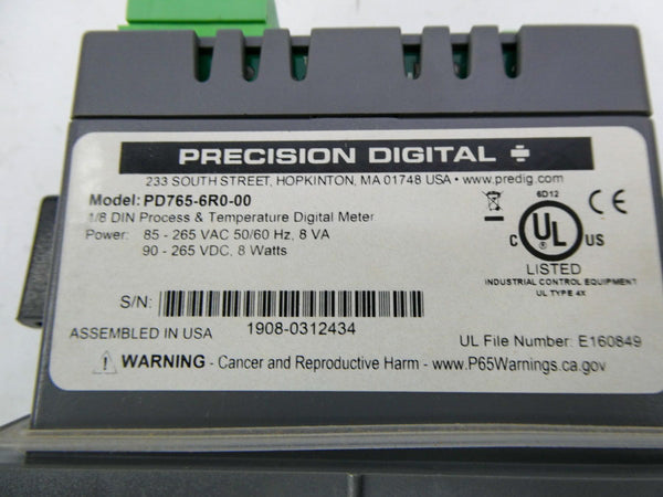 PRECISION DIGITAL PD765-6R0-00 85-265VAC NSMP