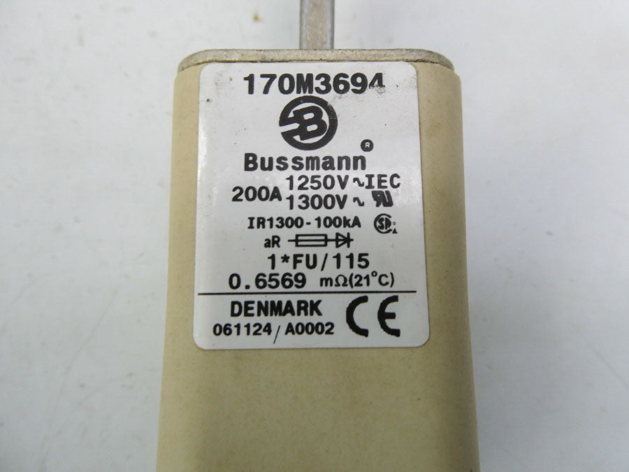 BUSSMANN 170M3694 1250V 200A (PKG OF 2) NSMP