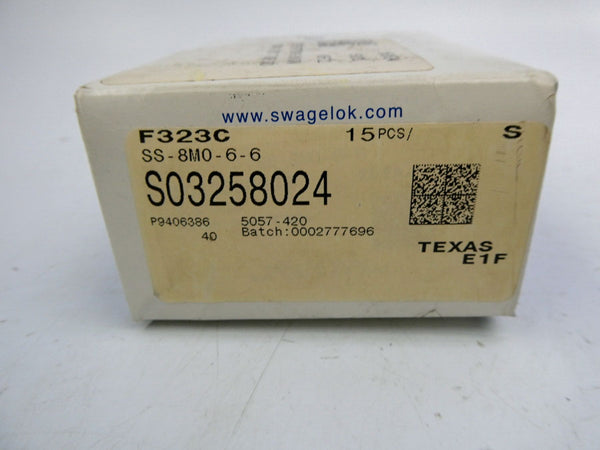 SWAGELOK SS-8M0-6-6 (PKG OF 18) NSMP