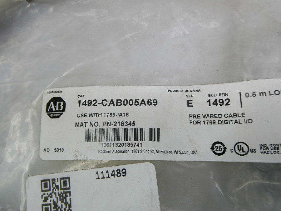 ALLEN BRADLEY 1492-CAB005A69 SER. E NSMP