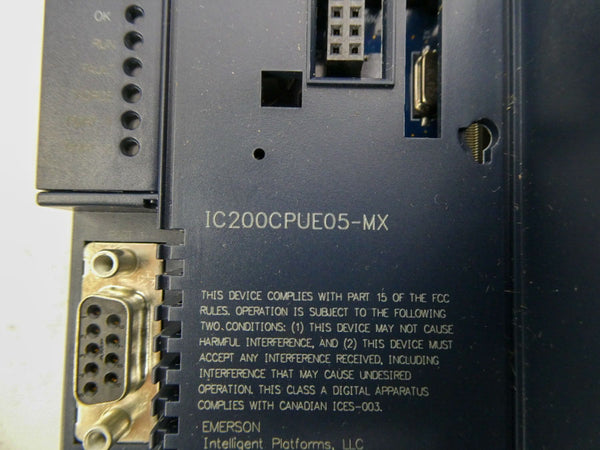 EMERSON IC200CPUE05-MX NSMP