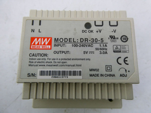 MEAN WELL DR-30-5 100-240VAC 1.1A NSNP