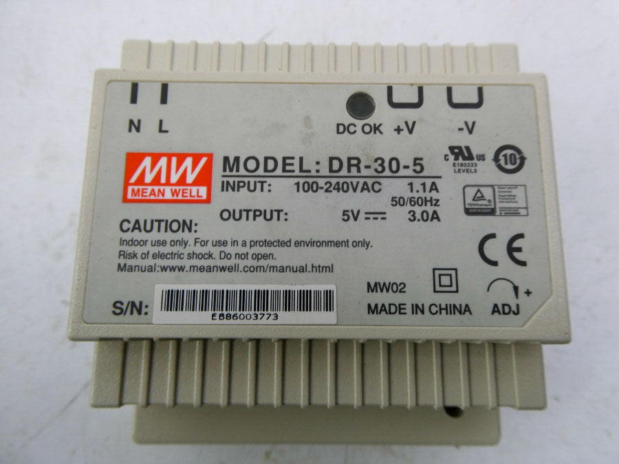 MEAN WELL DR-30-5 100-240VAC 1.1A NSNP