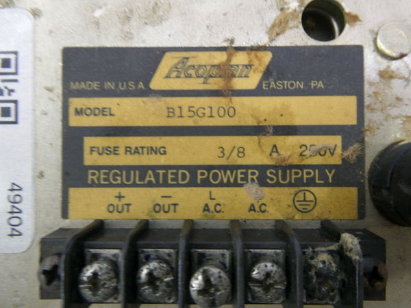 ACOPION B15G100 250V 3/8A UNMP