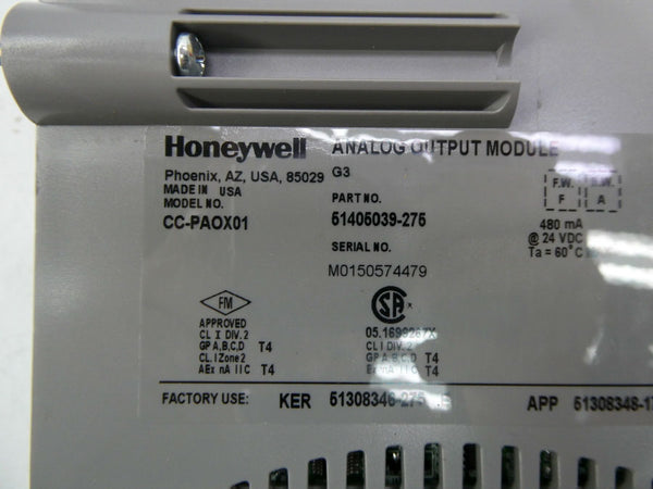 HONEYWELL CC-PAOX01 51405039-275 24VDC NSNP