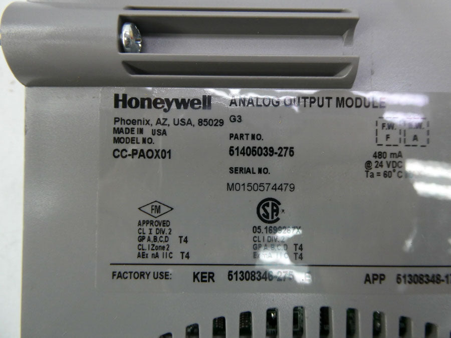 HONEYWELL CC-PAOX01 51405039-275 24VDC NSNP