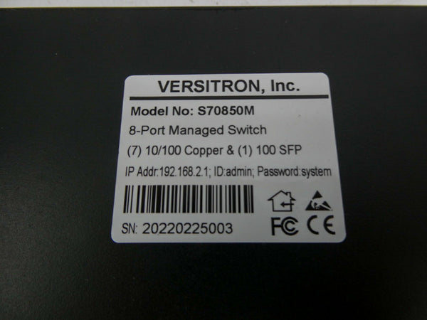 VERSITRON S70850M NSMP