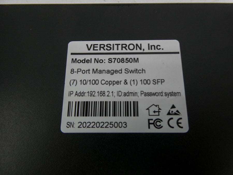 VERSITRON S70850M NSMP