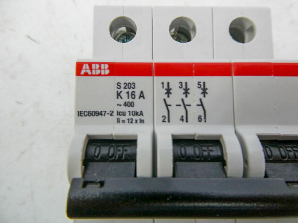 ABB S203-K16 2CDS253001R0467 400V 16A NSMP