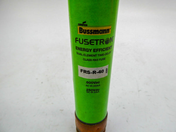 BUSSMANN FRS-R-40 600VAC 40A (PKG OF 10) (WH/GR) NSMP