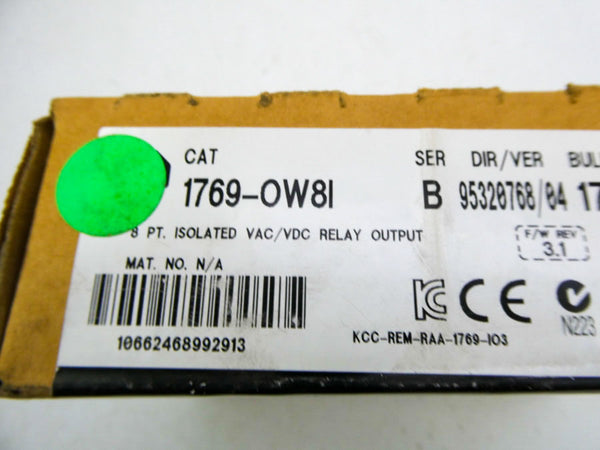 INDUSTRIAL SPARE PART 1769-OW8I SER. B F/W 3.1 DATE: 2013 NSFS