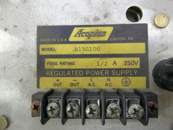 ACOPIAN B15G100 250V 1/2A UNMP