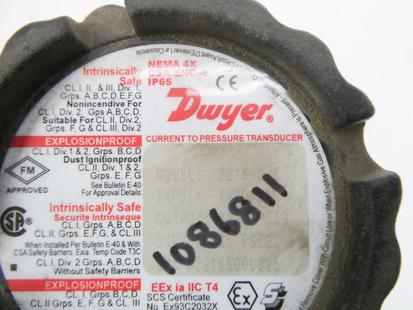 DWYER 2216-0-E NSNP