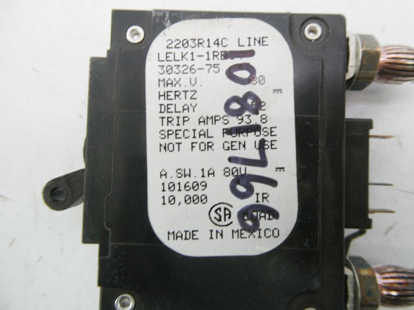 AIRPAX 2203R14C LELK1-1RB 80V 93.8 UNMP