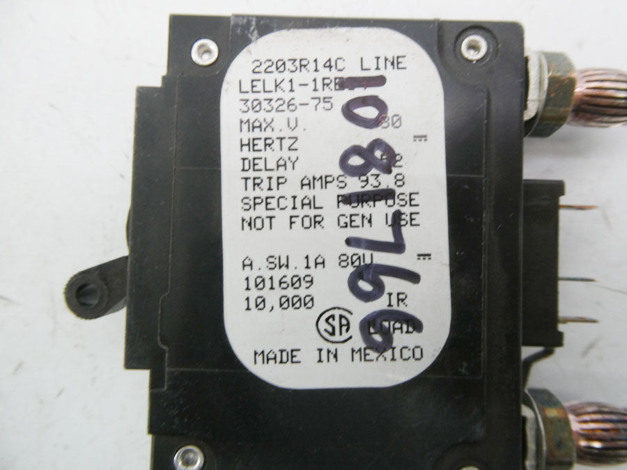 AIRPAX 2203R14C LELK1-1RB 80V 93.8 UNMP