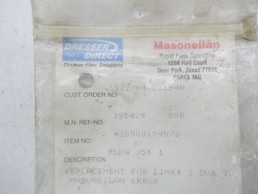 MASONEILAN 435000104573 NSMP