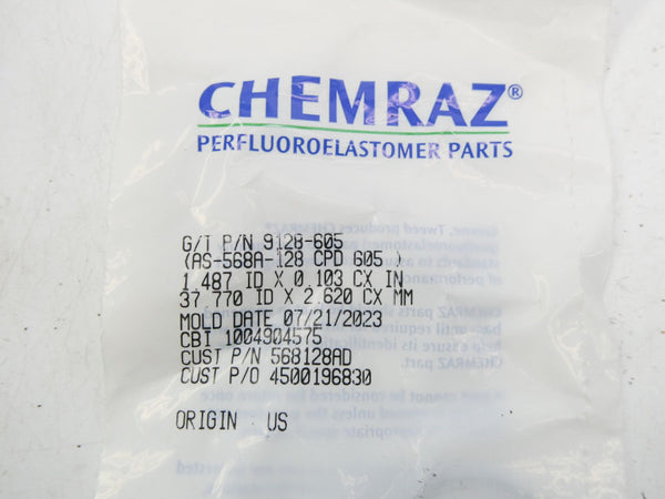 CHEMRAZ 9128-605 AS-568A-128-CPD-605 NSMP