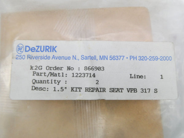 DEZURIK 866903 1223714 (PKG OF 2) NSMP