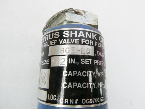 CYRUS SHANK 803-LQ 1/2" NSNP