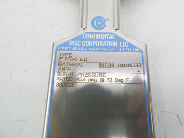 CONTINENTAL DISC 1068273-1-1-1 2" NSMP