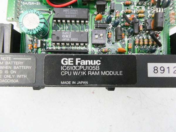 GE FANUC IC610CPU105B UNMP
