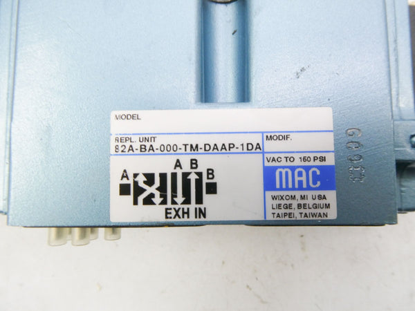 MAC 82A-BA-000-TM-DAAP-1DA 110/120V 150PSI NSMP