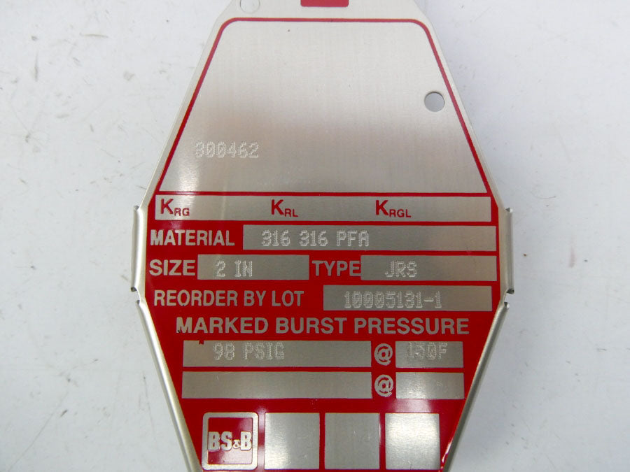 BS&B JRS 98PSI 2" NSMP