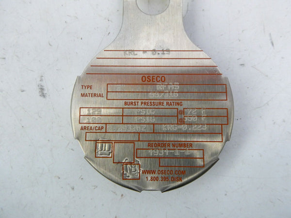 OSECO RFAS 129PSI 3" NSMP